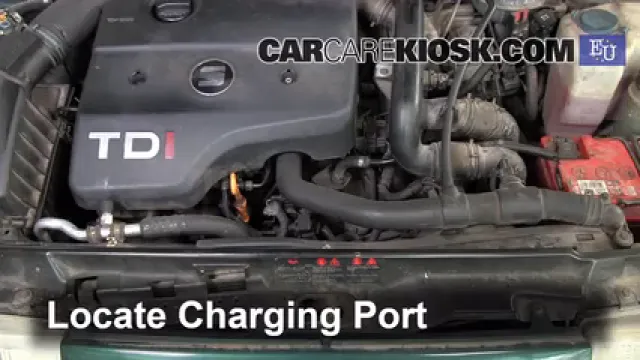1998 SEAT Toledo TDI SE 1.9L 4 Cyl. Turbo Diesel Air Conditioner Recharge Freon